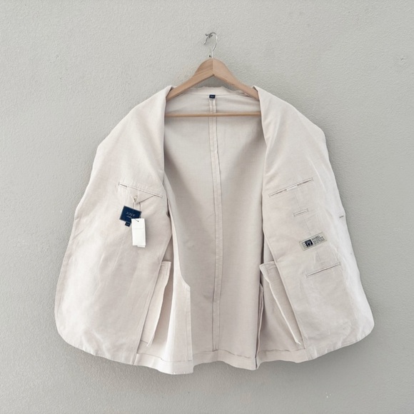 NWT J. Crew Ludlow Blazer Jacket Sport Coat Linen Cotton Classic Preppy 42R - Picture 10 of 15